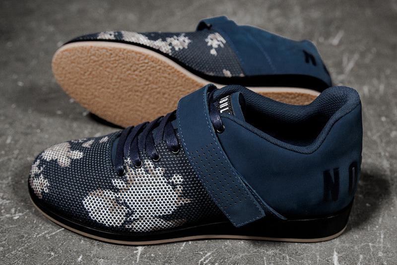 Navy Nobull Dark Floral Gum Men's Lifters Shoes | CA I1004L